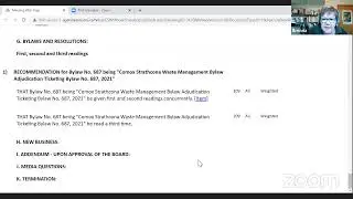 Comox Strathcona Waste Management Board  - December 2, 2021
