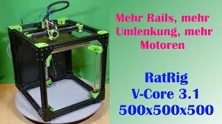 Bau eines 3D-Druckers mit riesigem Bauraum V-Core 3.1 Teil 5