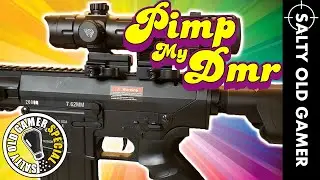 PIMP MY Airsoft DMR, Echo1 ER25k Full Upgrade | SaltyOldGamer Airsoft Special