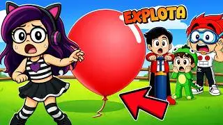 SI EL GLOBO EXPLOTA MUERES en ROBLOX | KoriNO EXPLOTES EL GLOBO en ROBLOX | Kori