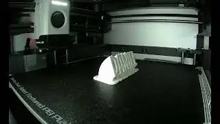 Bambu Labs X1C - Timelapse - Sweeping 2-line name plate (text) by makkuro - Daniel