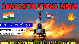 DRDO Makes History: World&rsquo;s Most Insane Rocket Sled Ejection Test SUCCESSFUL. India Shocks the World