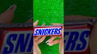 ASMR Snickers Chocolate 🍫 Satisfying# Relaxing #Crunchy