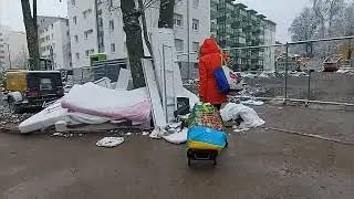 Grocery and Playing the Snow