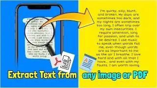 How to Extract Text from Any Image or PDF Instantly | Easy & Free Tutorial | Umesh Krishnia