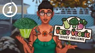 Bush Peeing & Mice Mayhem: Welcome to the Very Veggie Challenge! 🐭🥦 | The Sims 4 | EP. 1