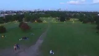 An evening with friends on Primrose Hill - Stunning views of London - DJI Phantom 3 Professional