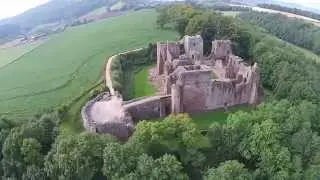 Goodrich Castle - A View from a Drone