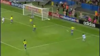 Brazil 4-1 Argentina.Aimar scored goal.avi