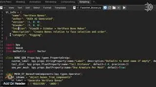 Using a Python Script as an Add-On in Blender