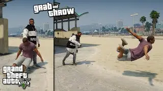 Как бросать игровых NPC в GTA 5 / Как установить мод Grab & Throw Peds в ГТА 5