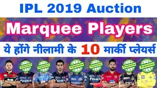 IPL 2019 Auction - List Of All 10 Marquee Players Expected to Be the Part Of Auction