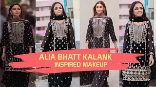Alia Bhatt Kalank Movie & Movie Promotion Event Inspired Makeup Look