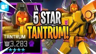 5 STAR TANTRUM RANK UP & GAMEPLAY! - Transformers: Forged To Fight