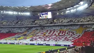 VfB Stuttgart 1:1 Sparta Praha 01.10.2024 (Choreo & Support Cannstatter Kurve)