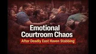 Дело о нападении с ножом: Члены семьи теряют самообладание в суде | Полицейские задерживают подоз...