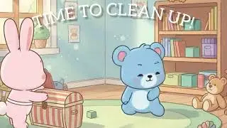 🧸Let&rsquo;s Clean Up! Easy & Quick Cleanup Song for Children!