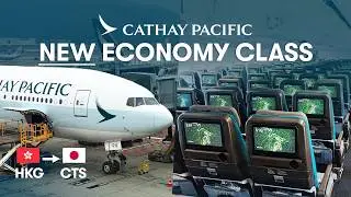 CATHAY PACIFIC Refurbished B777-300ER Economy Review | Hong Kong to Sapporo ✈️