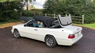 1995 Mercedes-Benz E320 Cabriolet Top Operation and Driving Video - The MB Market