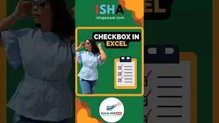 Checkbox in Excel | Corporate Coach | Improve Productivity #career #excel #productivity #interview