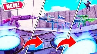 RANDOM GUNGAME CHALLENGE in Fortnite CREATIVE MODE! - Fortnite Battle Royale