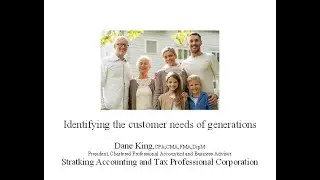 Identifying customer needs of generations by Dane King