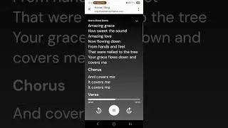 Amazing grace it covers me