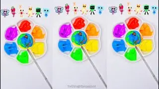 🎨 Viral IP Alchemy: ASMR Color Lab for 2025's Hottest Franchises #asmr #ColorMixing