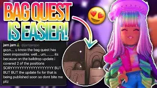 VIONCII&rsquo;S BAG QUEST UPDATE IS *EASIER* NOW!!! Royale High New Years Update 2021