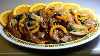 Stir Fry : Orange Beef ( spicy version )