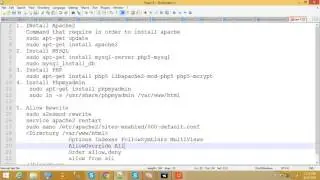 Apache,PHP,MySQL and Phpmyadmin Installation on linux server