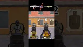 Groza Vs AKM Damage Test #pubg #pubgmobile #gaming #bgmi #gaming #shorts #short