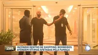 Incêndio atinge shopping na zona norte do Rio de Janeiro; bombeiros tentam controlar fumaça