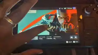 Shatterline running on Steam Deck