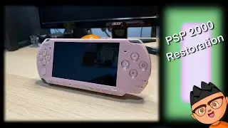 Restauración y cambio de carcasa Sony PSP 2000 🎮 | Restoration and shell replacement Sony PSP 2000