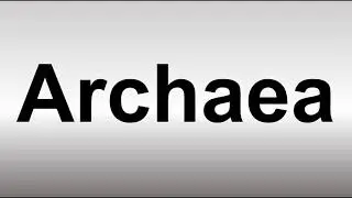 How to Pronounce Archaea