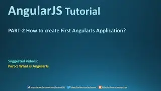 Part - 2  How to create first angularJs Application