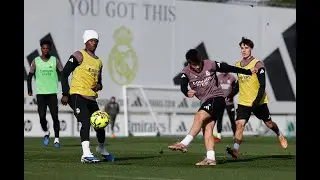 Real Madrid Training 23 Jan: Live Training for Villarreal✅ Asencio, Rodrygo, Brahim❌Rudiger,Militao
