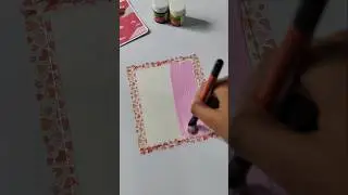 Pink Sky & Cloud Painting 🎨 #art  #trending #painting #skypainting