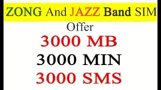Zong Jazz B and Sim Offer | Codes OF SIM Lagao Offers 2020
