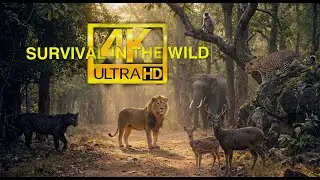 Survival the KING 🦁 | Lion, Leopard, Elephant & Wildlife
