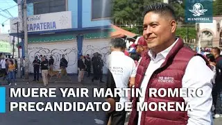 En presunto ataque directo, asesinan a Yair Mart&iacute;n Romero, precandidato de Morena en Ecatepec