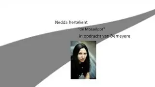 Nedda hertekent de mosselpot in opdracht van Demeyere