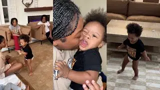 My Baby Is 2 yrs old With Down Syndrome Learning How To Walk 🥹❤️