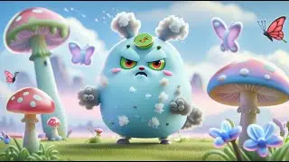 Meet Zippy: The Cutest GRUMPY Character on Zartoon! 😠 #cute #funny #ai #4k #ultrasound kids