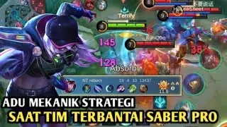NATALIA'S STRATEGY WHEN THE TEAM IS SLAUGHTERED BY SABER BURST DAMAGE 🔥 MOBILE LEGENDS