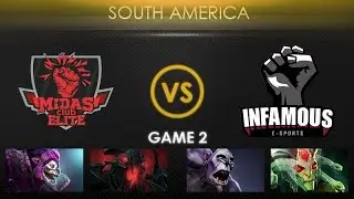 Midas Club Elite vs Infamous Game 2 - Kiev Major SA Qualifier Playoffs -@DotACapitalist @Blitz_DotA