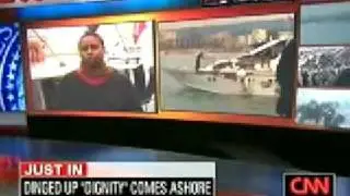 Humanitarian Aid Boat  Rammed By Isreali Patrol Boat