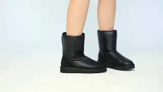 УГГи UGG Classic Short Metallic Black