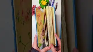 how my sketchbook started vs how it finished!! first ever completed sketchbook #sketchbook